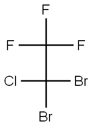 MONOCHLORODIBROMOTRIFLUOROETHANE Struktur