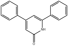 4,6-DIPHENYL-2(1H)-PYRIDINONE Struktur