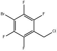 4-BROMO-2,3,5,6-TETRAFLUOROBENZYLCHLORIDE Struktur