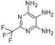 2-(trifluoromethyl)pyrimidine-4,5,6-triamine Struktur