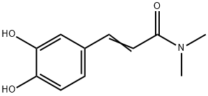 2-Propenamide, 3-(3,4-dihydroxyphenyl)-N,N-dimethyl- (9CI) Struktur