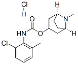 [(1R,5S)-8-methyl-8-azabicyclo[3.2.1]oct-3-yl] N-(2-chloro-6-methyl-ph enyl)carbamate hydrochloride Struktur