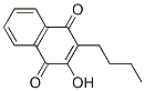 2-Butyl-3-hydroxy-1,4-naphthoquinone Struktur