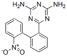 6-(2'-Nitro-1,1'-biphenyl-2-yl)-1,3,5-triazine-2,4-diamine Struktur