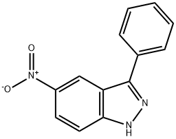 5-Nitro-3-phenyl-1H-indazole Struktur