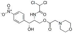 [R-(R*,R*)]-2-[(dichloroacetyl)amino]-3-hydroxy-3-(4-nitrophenyl)propyl morpholine-4-acetate Struktur