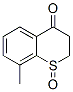 2,3-Dihydro-8-methyl-4H-1-benzothiopyran-4-one 1-oxide Struktur