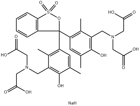 METHYLXYLENOL BLUE Struktur