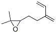 2,2-dimethyl-3-(3-methylenepent-4-enyl)oxirane Struktur