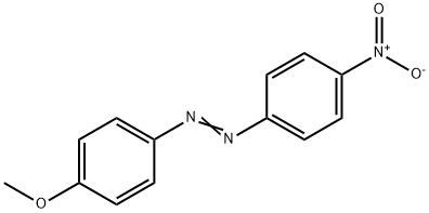 4-Nitro-4'-methoxyazobenzene Struktur