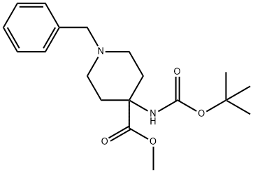 1-BENZYL-4-N-BOC-AMINO-PIPERIDINE-4-CARBOXYLIC ACID METHYL ESTER
 price.