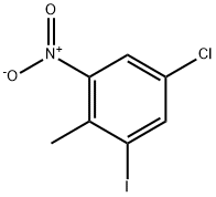 4-CHLORO-2-IODO-6-NITROTOLUENE Struktur