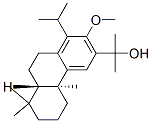 3-Phenanthrenemethanol, 4b,5,6,7,8,8a,9,10-octahydro-2-methoxy-.alpha.,.alpha.,4b,8,8-pentamethyl-1-(1-methylethyl)-, (4bS,8aS)- Struktur