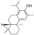 2-Phenanthrenol, 4b,5,6,7,8,8a,9,10-octahydro-3,4b,8,8-tetramethyl-1-(1-methylethyl)-, (4bS,8aS)- Struktur