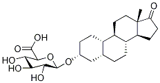 19-noretiocholanolone glucuronide Struktur