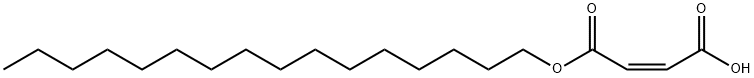 hexadecyl hydrogen maleate Struktur