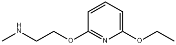 Pyridine, 2-ethoxy-6-[2-(methylamino)ethoxy]- (8CI) Struktur