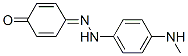 4-[(4-methylaminophenyl)hydrazinylidene]cyclohexa-2,5-dien-1-one Struktur