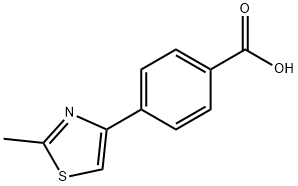 4-(2-METHYL-1,3-THIAZOL-4-YL)BENZOIC ACID price.