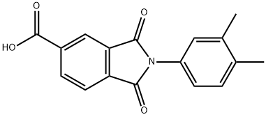 2-(3,4-DIMETHYL-PHENYL)-1,3-DIOXO-2,3-DIHYDRO-1H-ISOINDOLE-5-CARBOXYLIC ACID price.