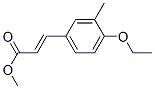 2-Propenoicacid,3-(4-ethoxy-3-methylphenyl)-,methylester,(2E)-(9CI) Struktur