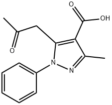 3-METHYL-5-(2-OXO-PROPYL)-1-PHENYL-1 H-PYRAZOLE-4-CARBOXYLIC ACID price.