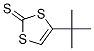 4-t-butyl-[1,3]dithiole-2-thione Struktur