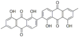 2,2'-Bi(1,8-dihydroxy-6-methylanthraquinone) Struktur