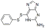 6-(phenyldithio)-1H-purin-2-amine Struktur