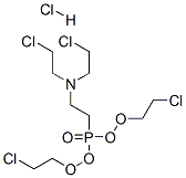 2-[bis(2-chloroethoxy)phosphoryl]-N,N-bis(2-chloroethyl)ethanamine hyd rochloride Struktur