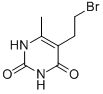 5-(2-Bromoethyl)-6-methyuracil Struktur