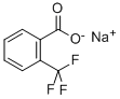 SODIUM 2-(TRIFLUOROMETHYL)BENZOATE Struktur