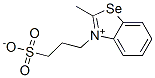 3-(3-Sulfonatopropyl)-2-methylbenzoselenazol-3-ium Struktur