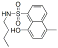 N-butyl-8-hydroxy-5-methylnaphthalene-1-sulphonamide  Struktur