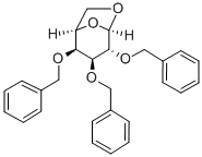 1,6-ANHYDRO-2,3,4-TRI-O-BENZYL-BETA-D-GALACTOPYRANOSE Struktur