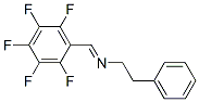 N-[(Pentafluorophenyl)methylene]benzeneethanamine Struktur