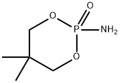 2-Amino-5,5-dimethyl-1,3,2-dioxaphosphorinane 2-oxide Struktur