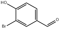 3-BROMO-4-HYDROXYBENZALDEHYDE Structure