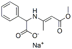 α-[(3-メトキシ-1-メチル-3-オキソ-1-プロペニル)アミノ]ベンゼン酢酸ナトリウム