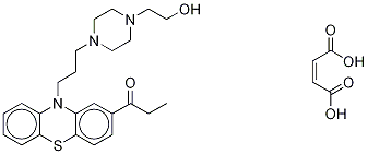 carfenazine hydrogen maleate  Struktur