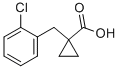 1-[(2-CHLOROPHENYL)METHYL]-CYCLOPROPANECARBOXYLIC ACID Struktur