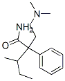 2-[2-(Dimethylamino)ethyl]-3-methyl-2-phenylvaleramide Struktur