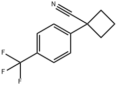 1-(4-(trifluoroMethyl)phenyl)cyclobutanecarbonitrile|1-[4-(TRIFLUOROMETHYL)PHENYL]CYCLOBUTANE-1-CARBONITRILE