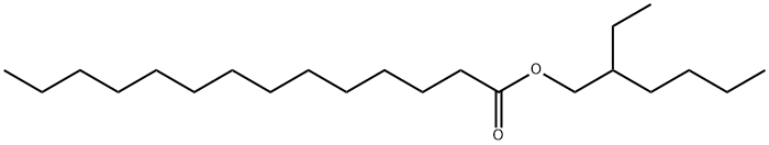 2-ethylhexyl myristate Struktur