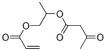 1-methyl-2-[(1-oxoallyl)oxy]ethyl acetoacetate Struktur