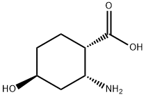 Cyclohexanecarboxylic acid, 2-amino-4-hydroxy-, (1S,2R,4S)- (9CI) Struktur