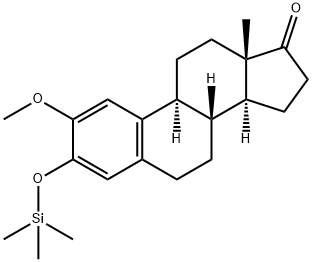 2-Methoxy-3-(trimethylsiloxy)-1,3,5(10)-estratrien-17-one Struktur