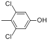 3,5-Dichloro-4-methylphenol Struktur