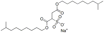 sodium 1,4-diisodecyl sulphonatosuccinate Struktur