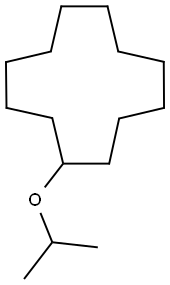 cyclododecyliso-propylether Struktur